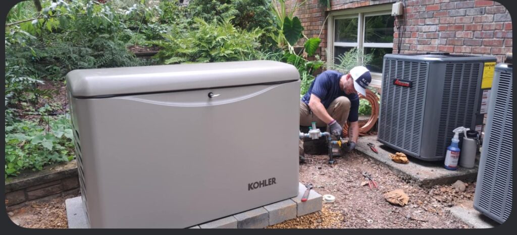 Installing a generator and heat pumps